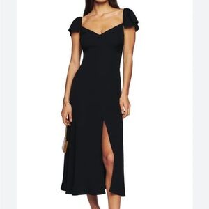 Reformation Baxley Dress in Black size 0